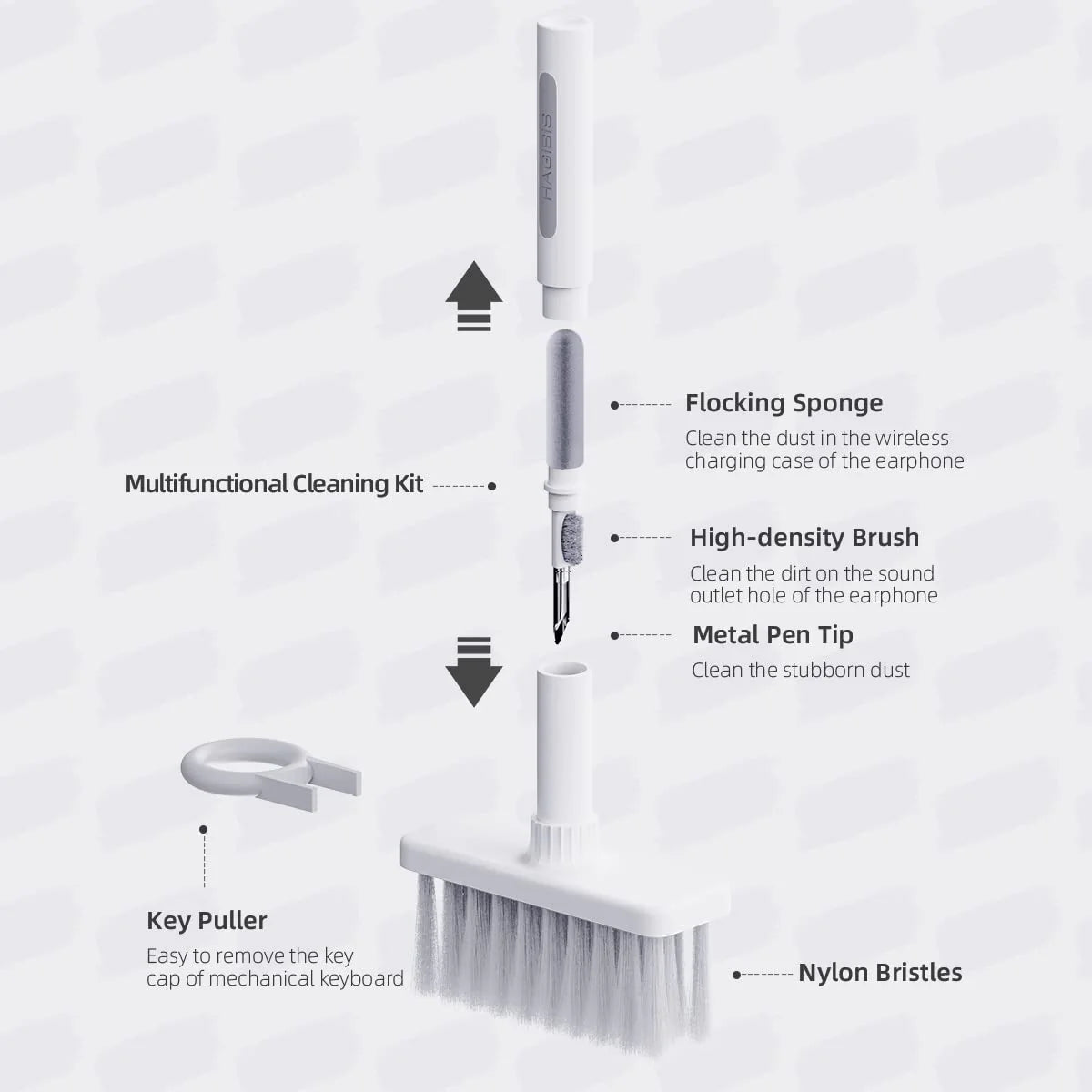 5 In 1 Multi-function Cleaning Brush