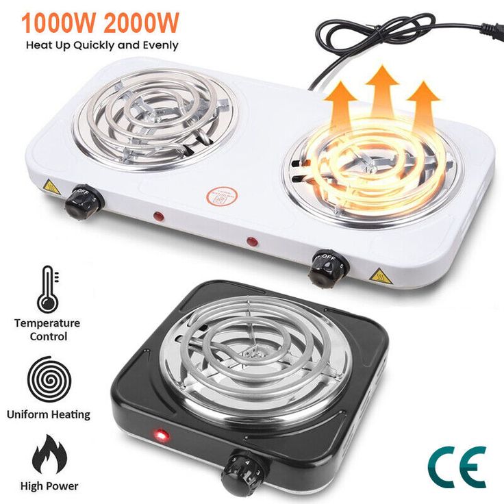 Electric Stove For Cooking, Hot Plate Heat Up In Just 2 Mins, Easy