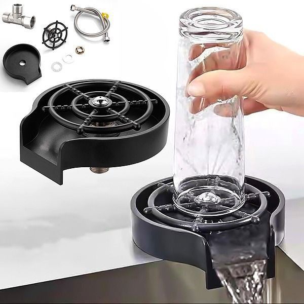 High Pressure Faucet Glass Automatic Cup Washer Bar