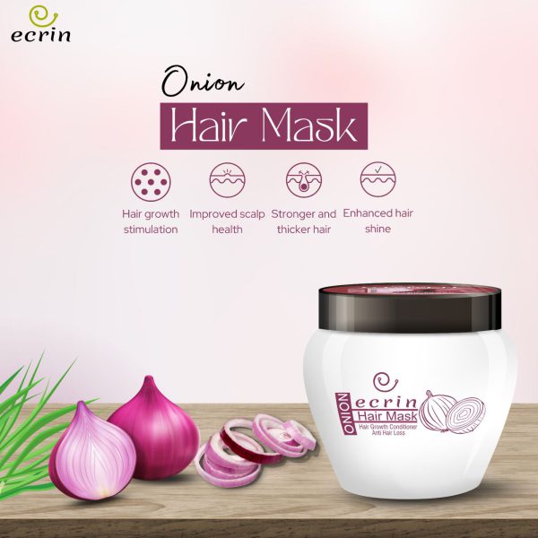 Ecrin Onion Hair Mask – Hair Treatment – 300ml