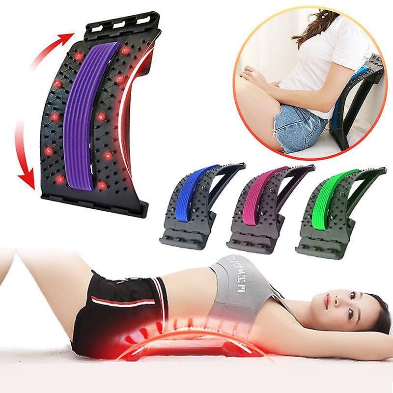 Back Stretcher Lumbar Back Pain Relief Device Multi-level Back Massager massager Hyper Star 