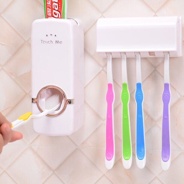 Automatic Toothpaste Dispenser Squeezer & Holder Set Automatic Toothpaste Hyper Star 
