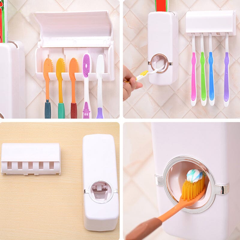 Automatic Toothpaste Dispenser Squeezer & Holder Set Automatic Toothpaste Hyper Star 